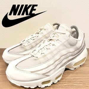 NIKE WMNS AIR MAX 95 ナイキ エア マックス 95 ホワイト レディース ローカットスニーカー 307960-108 カジュアル 24.5cm 