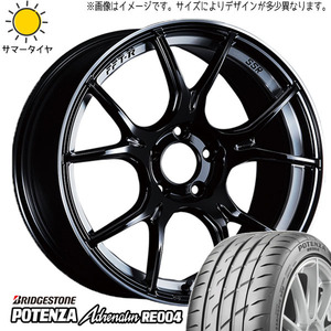 195/50R16 サマータイヤホイールセット フィールダー etc (BRIDGESTONE POTENZA RE004 & SSR GTX02 4穴 100)