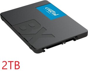 Crucial SSD 内蔵2.5インチ SATA接続 BX500 シリーズ 2TB CT2000BX500SSD1JP　2024/8~3年保証有