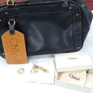 I2590 バッグ バッグチャーム Chloe クロエ エデン ミニボストンバッグ 中古 ジャンク品 訳あり