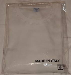 ジチピ GICIPI 2301A ニット カットソー サイズ4 白 2023W クルーネック イタリア製 綿100%