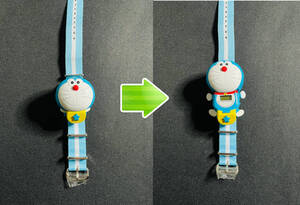 2010年　バンダイ　きゃらっち！ ドラえもん　腕時計　BANDAI, DORAEMON, watch