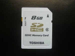 TOSHIBA　SDHCカード　8GB　SLC