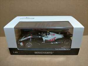 海外別注品 PMA 1/43 ハース HAAS F1 VF-20 M.シューマッハ No.50 2020 アブダビGP テスト ドライブ 限定500台