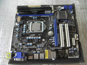 PCパーツSet (ASRock H61M-U3S3&Intel Core i3-3240&ADATA XPG DDR3-1600 4GBx2)（一応、中古動作品）