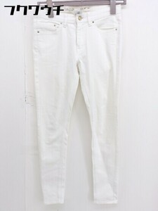 ◇ Spick & Span Feu De Indigo スキニー ジーンズ デニム パンツ サイズ36 オフホワイト レディース