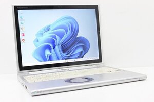 1円スタート ノートパソコン 2in1PC Windows11 WPS office搭載 Panasonic レッツノート CF-XZ6 SSD256GB メモリ8GB 第7世代 Core i5