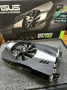 (中古)(美品)ASUS NVIDIA GEFORCE GTX 1060(PH-GTX1060-6G)シングルファンモデル 6GB