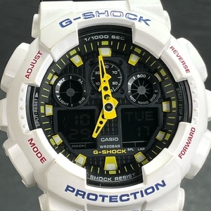 限定 カシオ Gショック CASIO G-SHOCK クレイジーカラーズ Crazy Colors 腕時計 クオーツ カレンダー GA-100CS-7AJF 新品電池交換済み