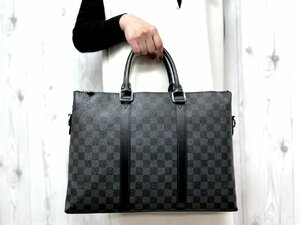 極美品 LOUIS VUITTON ルイヴィトン ダミエグラフィット アントン ビジネスバッグ ハンドバッグ N40024 メンズ A4収納可 77640Y