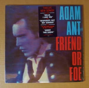 ADAM ANT（ADAM AND THE ANTS)「FRIEND OR FOE」米ORIG [初回ARE規格EPIC] ステッカー有シュリンク美品