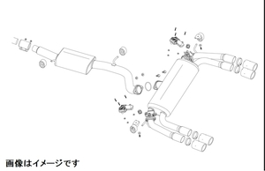 【個人宅発送可能】FUJITSUBO フジツボ マフラー VW 8VDJHL Audi S3 Sedan (490-93931)