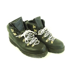 【中古】DANNER×AVIREX ダナー×アヴィレックス コラボ マウンテンブーツ 25.5cm 限定モデル ブラック 黒