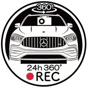 車種変更可　gla35 amg ドラレコ　ドライブレコーダー　ステッカー　①