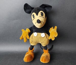 J6 アンティーク ビンテージ steiff Mickey Mouse 1931-1936 シュタイフ ディズニー ミッキーマウス STEIFF DOLL Used