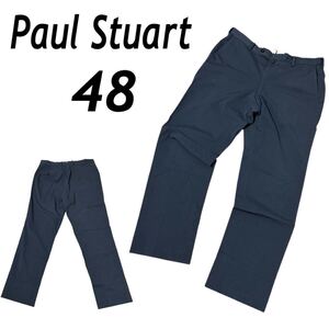 Paul Stuart ポールスチュアート メンズ パンツ 48 スラックス ビジネス カジュアル J1039-532-27 三陽商会 ブルー系 (L4)★