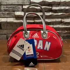 adidas アディダス 日韓ワールドカップ 2002 ミニボストン 赤 PVC