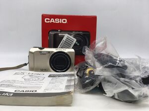 0104-401MNH2071 コンパクトデジタルカメラ　通電◯ CASIO カシオ　EXILIM EX-H30 ゴールドカラー　充電器　説明書　箱付