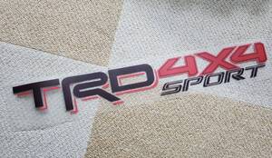 トヨタ■TRD ４×４ SPORT ステッカー 黒赤版 1枚組