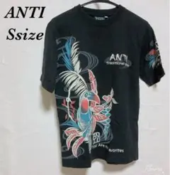 ANTI Tシャツ 黒 Sサイズ アロハ ブラック S