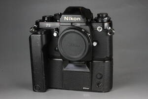 動作確認済み Nikon F3 アイレベル MD-4 ニコン ボディ MF 一眼レフ フィルムカメラ モータードライブ付 露出計OK #108-7