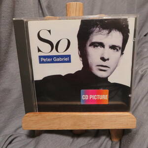 中古CD、Peter Gabriel So ピーター・ガブリエル、ピクチャー・ディスク、レアもの 1986年 輸入盤