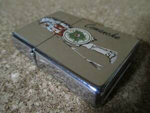 ZIPPO 『Comanche コマンチ族 インディアン』1999年8月製造 コマンチェ オイルライター ジッポ 廃版激レア