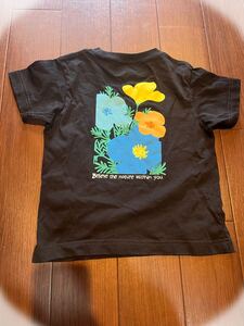 GU ジーユー　キッズ　フラワー柄Tシャツ　110