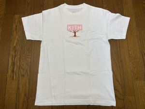 kith sakura tee white logo stussy pink treats box キス tシャツ 桜 サクラ ボックスロゴ ホワイト ピンク 白