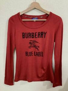 BURBERRY BLUELABEL バーバリー　ブルーレーベル　ウールカットソー 長袖カットソー レディース　ハイブランド　古着　セレクト