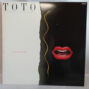 た852 TOTO ISOLATION シール付 レコード LP EP 何枚でも送料一律1,000円 再生未確認 