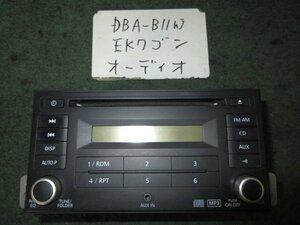 9kurudepa H27年 EKワゴン DBA-B11W オーディオ ステレオ デッキ [ZNo:06004563]