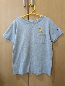 Champion　チャンピオン　キリン刺Tシャツ　130ｃｍ　グレー