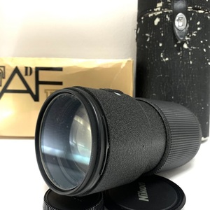 ★動作品★ 1円～ ニコン Nikon ED AF NIKKOR 80-200mm 1:2.8 D 一眼カメラ用 レンズ 付属品あり 望遠 箱・ケース付き