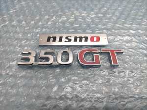 日産 スカイライン V35 2ドア エンブレム セット nismo ニスモ