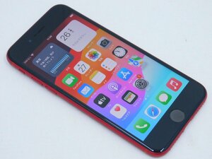 【SIMロック解除済み】SoftBank Apple iPhone SE(第2世代) 64GB レッド MHGR3J/A A2296 判定：△ バッテリー：77％ ジャンク品[B176T188]