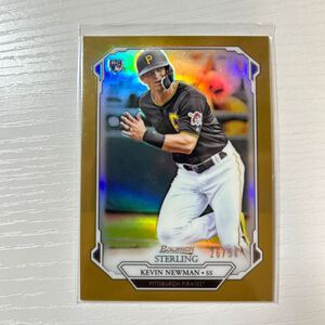 2019 Bowman Sterling Kevin Newman gold refractor 50枚限定