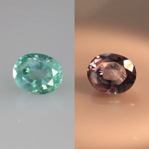 ★希少★天然アレキサンドライトルース0.170ct ソーティング付き★可愛い★カラーチェンジ★ 小粒★