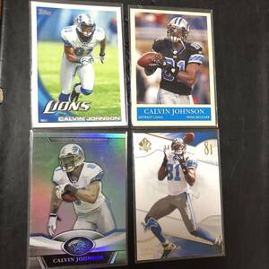 NFL calvin johnson 4枚セット　LIONS ジョンソン　ホロ！holo