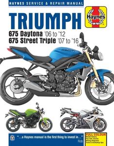 整備書 Triumph 675 Daytona & Street Triple 2006 - 2016 整備 修理 サービスマニュアル リペア デイトナ トライアンフ リペア ^在