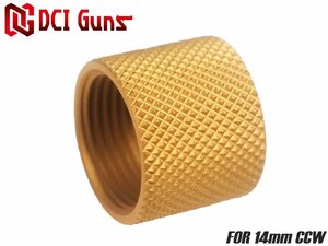 DCI-SLOP-011G　DCI Guns M11ネジ-M14逆ネジ変換アダプター専用マズルプロテクター GOLD