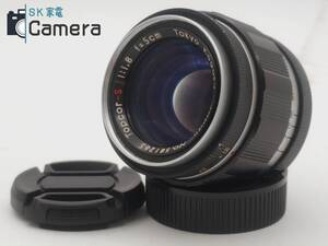 【中古】 Tokyo Kogaku Topcor-s 5cm F1.8 L39 2024年8月清掃 トプコン Lマウント 50ｍｍ 東京光学