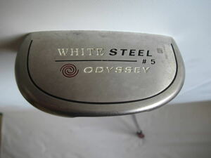 ★ODYSSEY オデッセイ WHITE STEEL パター 33インチ 純正スチールシャフト F758　★レア★激安★中古★　★