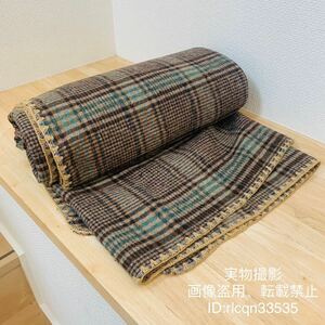 1.9kg厚手生地 カシミア毛布 ラグマット ブランケット 超高品質200cmx150cm 20%カシミア 80%ウール アウトドアキャンプ 保暖防寒 野外登山