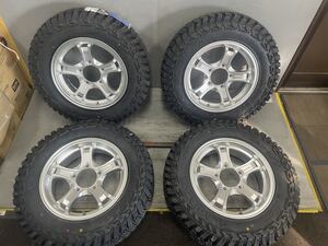 wedsアルミ 16インチ[商品番号7247] 16×5.5J ＋22 H5 PCD139.7 GLADIATOR X COMP M/T LT185/85R16(111/109L)2023年製 4本セット