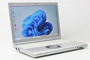 1円スタート ノートパソコン Windows11 WPS office搭載 Panasonic レッツノート CF-SZ6 第7世代 Core i5 SSD256GB メモリ8GB カメラ