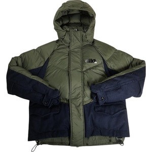 sacai サカイ ×NIKE 20AW NRG RH PARKA ダウンジャケット カーキ Size 【S】 【中古品-良い】 20806126