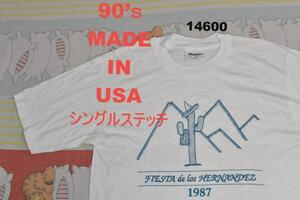 80’ｓ Tシャツ 14600S USA製 シングルステッチ ビンテージ 008