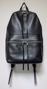 Rick Owens 17AW リックオウエンス RB17S0870-LCW Backpack カーフレザー バックパック リュック バッグ　タグ、保存袋付き ブラック 黒