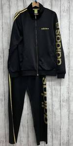 adidas／ジャージ／トラックセットアップ／ブラック／JD2019／Lサイズ